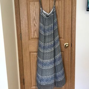 Madewell indigo print maxi XL